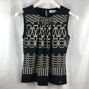Calvin Klein size M Black with pale gray design on front and back